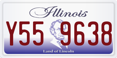 IL license plate Y559638