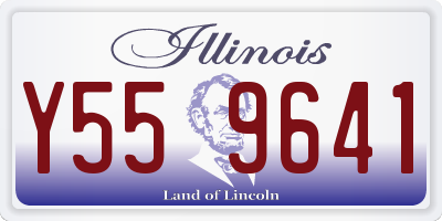 IL license plate Y559641