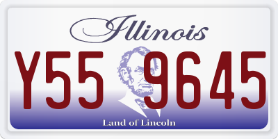 IL license plate Y559645