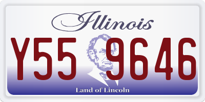 IL license plate Y559646
