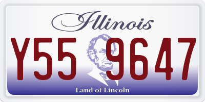 IL license plate Y559647