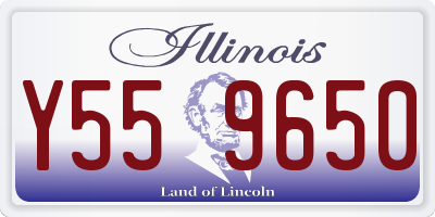 IL license plate Y559650