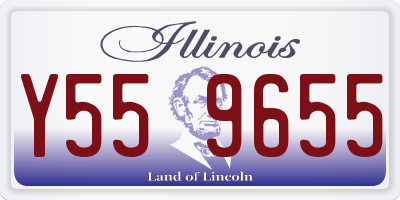 IL license plate Y559655