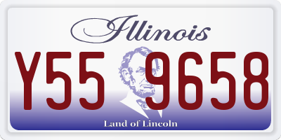 IL license plate Y559658