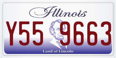 IL license plate Y559663