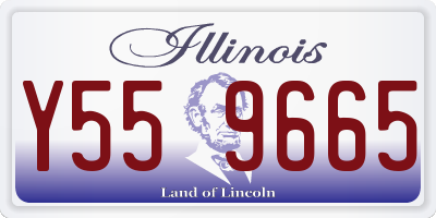 IL license plate Y559665
