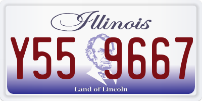 IL license plate Y559667
