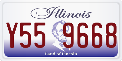 IL license plate Y559668