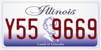 IL license plate Y559669