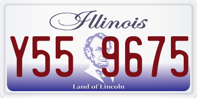IL license plate Y559675