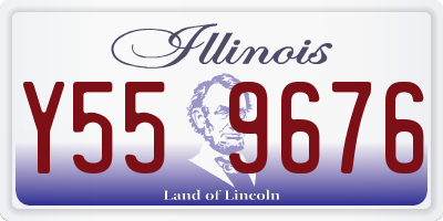 IL license plate Y559676