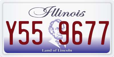 IL license plate Y559677
