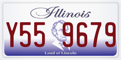 IL license plate Y559679