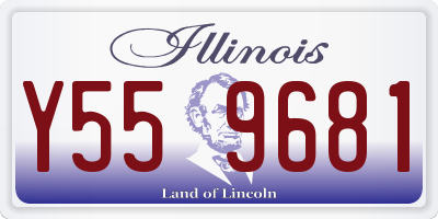 IL license plate Y559681