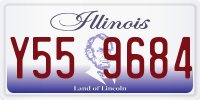 IL license plate Y559684