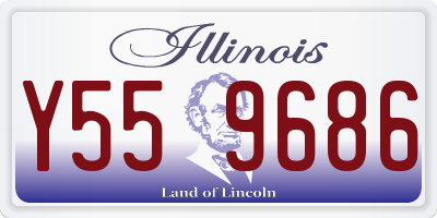 IL license plate Y559686