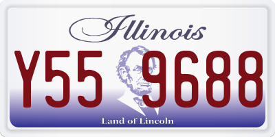 IL license plate Y559688