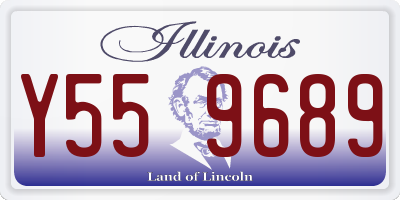 IL license plate Y559689