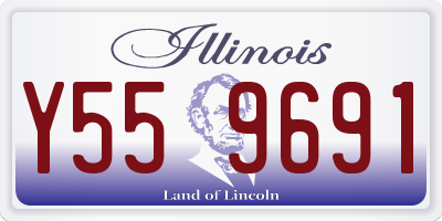 IL license plate Y559691