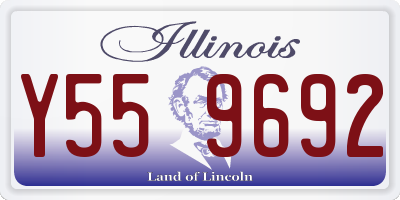 IL license plate Y559692