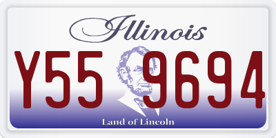 IL license plate Y559694