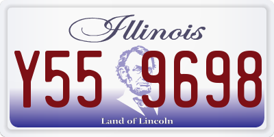 IL license plate Y559698