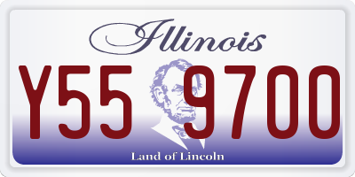 IL license plate Y559700