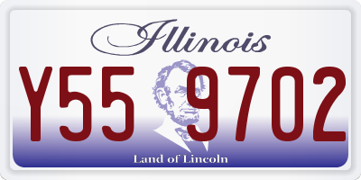 IL license plate Y559702