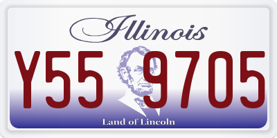 IL license plate Y559705