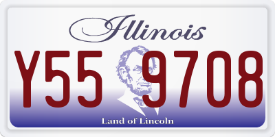 IL license plate Y559708