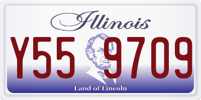 IL license plate Y559709