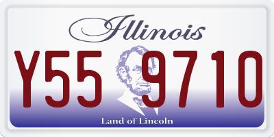 IL license plate Y559710