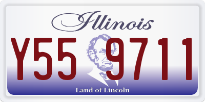 IL license plate Y559711