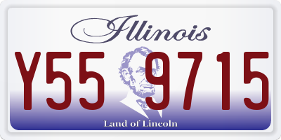 IL license plate Y559715