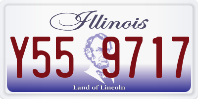 IL license plate Y559717