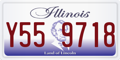 IL license plate Y559718