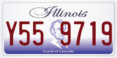 IL license plate Y559719