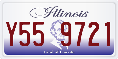 IL license plate Y559721