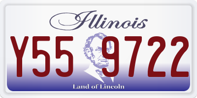 IL license plate Y559722