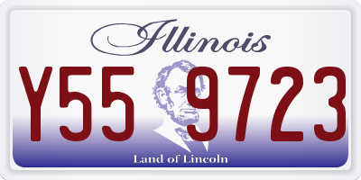 IL license plate Y559723