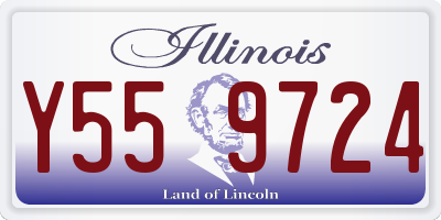 IL license plate Y559724