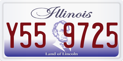 IL license plate Y559725