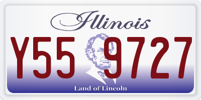 IL license plate Y559727