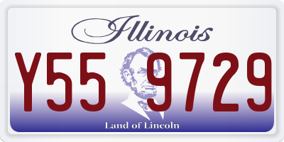 IL license plate Y559729