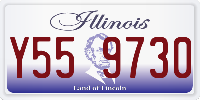 IL license plate Y559730