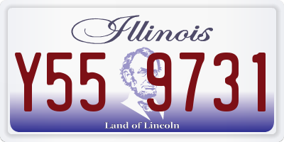 IL license plate Y559731