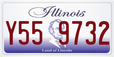 IL license plate Y559732