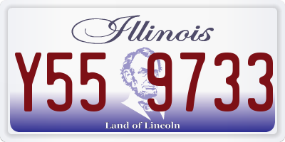 IL license plate Y559733