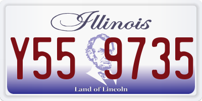 IL license plate Y559735