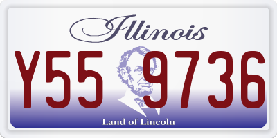 IL license plate Y559736